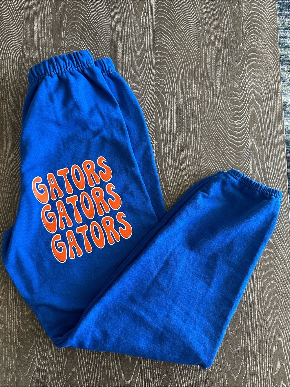 UF University Of Florida Gator Orange Blue Sweatpants Joggers Size Medium
